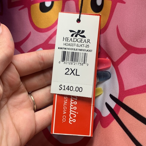 Brand new pink panther headgear classic bomber jacket. - Picture 3 of 3